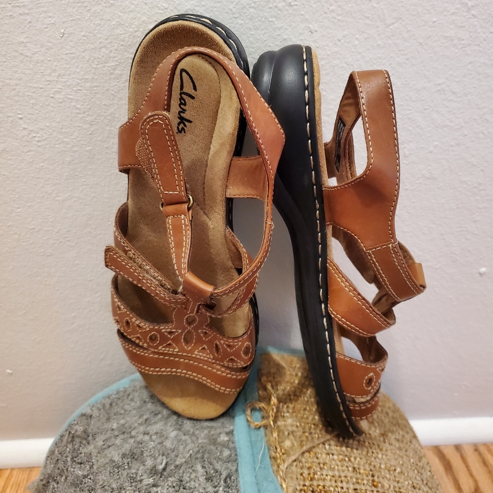 Clarks brand 8.5 Brown Sandals